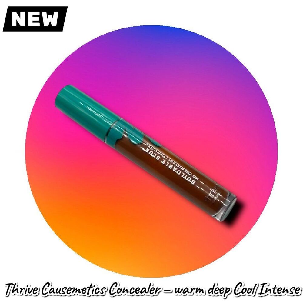 New – Thrive Causemetics Buildable BlurHD Creaseless Concealer (Full Size) – N